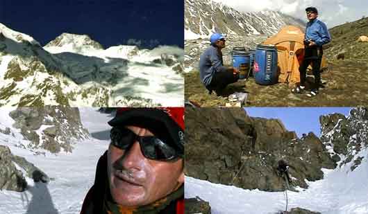 
Nanga Parbat Diamir Face, Ed Viesturs And Jean-Christophe Lafaille At Nanga Parbat Base Camp, Climbing Nanga Parbat - Trio For One: Jean Christophe Lafaille DVD
